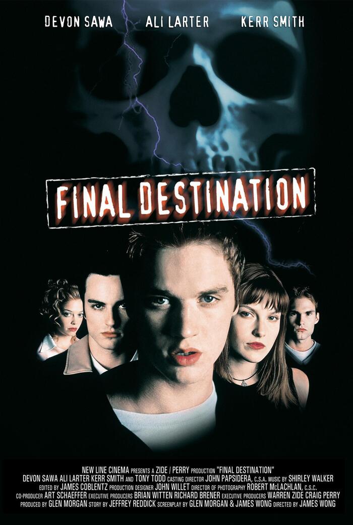 Final Destination 2000 Movie Poster Fonts In Use